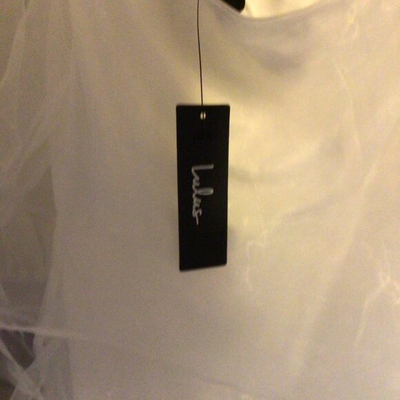 Lulus White One Shoulder Formal Dress Size S - Picture 4 of 4